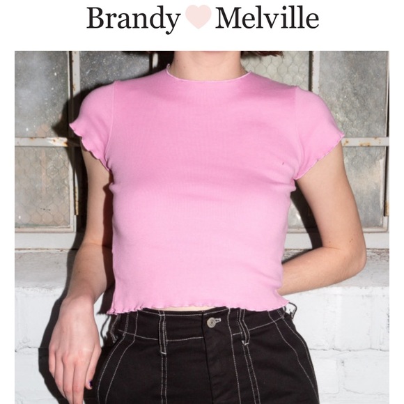 Brandy Melville Tops - brandy pink wynn top